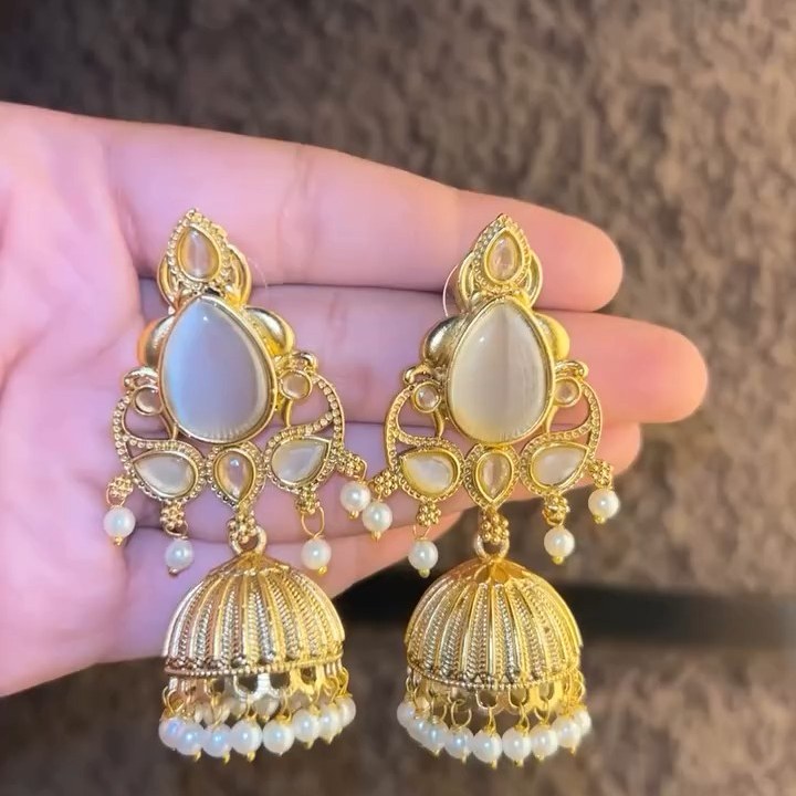Mehrunisa jhumkas